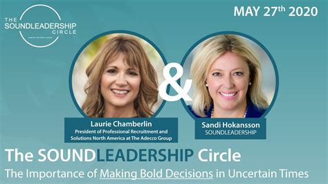 Soundleadership Circle The Importance Of Making Bold Decisions Youtube