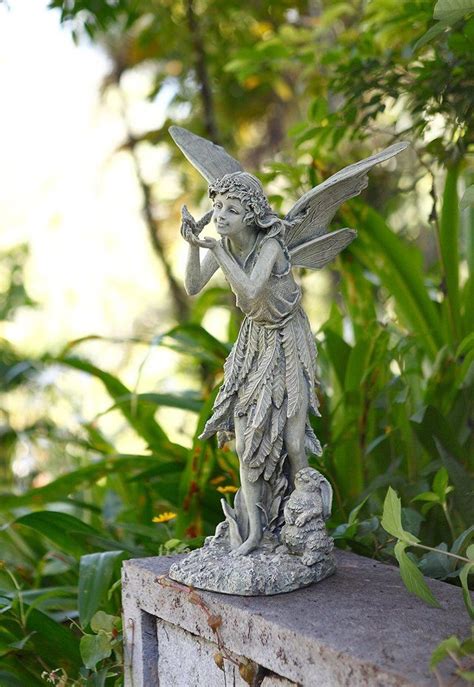 And our range of garden gnomes will keep. Fairy with Bird Garden Statue - NOT AVAILABLE OUTSIDE OF ...