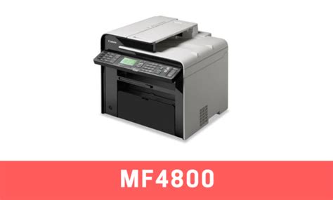 The solution is to have to install the. Canon MF4800 Drivers, Software, Download, Scanner, and ...