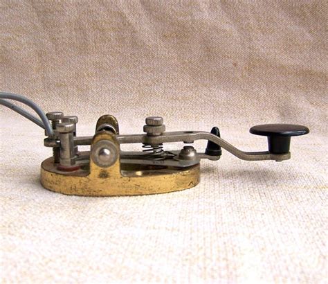 Steampunk Telegraph Key Vintage Morse Code Ambassador Deluxe Etsy