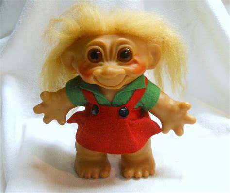 Vintage 1960s Thomas Dam 7 12 Troll Doll Made In Etsy