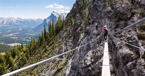 Banff Mount Norquay 25 Or 4 Hour Guided Via Ferrata Climb Getyourguide