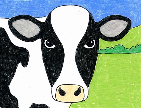 How To Draw A Cow