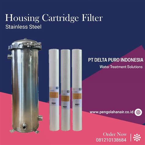 Housing Cartridge Filter Stainless Steel Inch Isi Gudangku