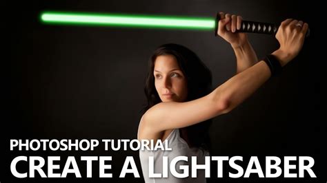 create a lightsaber photoshop tutorial youtube