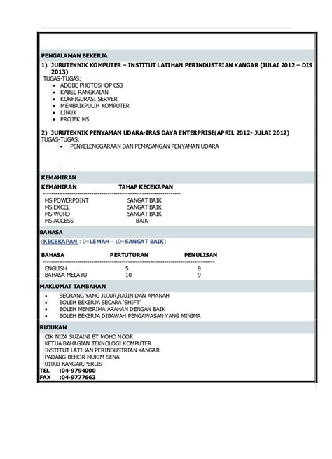 Dalam membuat resume ada beberapa hal penting yang harus dilakukan, seperti membaca dengan saksama sumber yang akan dibuat resume, kemudian 1. Contoh resume latihan industri