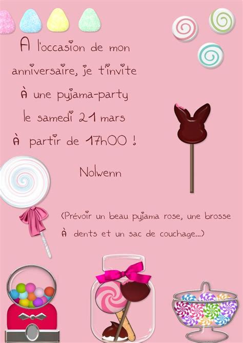 To vote, please use the stars on the bottom. Pin Invitation Soirée Pyjama à Imprimer Pour Filles Heqoeu ...
