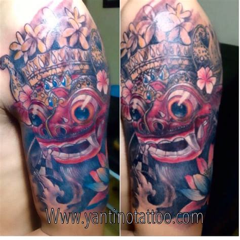 Balinese Culture Barong Mask Tattoo Barongtattoo Barong Rangda