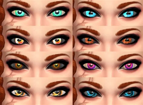 Sims 4 Maxis Match Eye Colors Inteltito