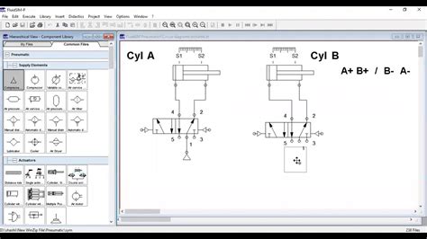 Pneumatics Circuit A B B A Cascading Method YouTube