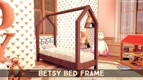 Betsy Bed Frame Sims 4 Beds Sims 4 Bedroom Toddler Bed Frame
