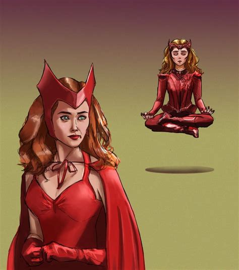 The Scarlet Witch Fanart By Me Rmarvelstudios