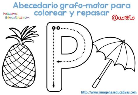 Abecedario Grafo Motor Para Colorear Y Repasar Abecedario Aprender El Abecedario