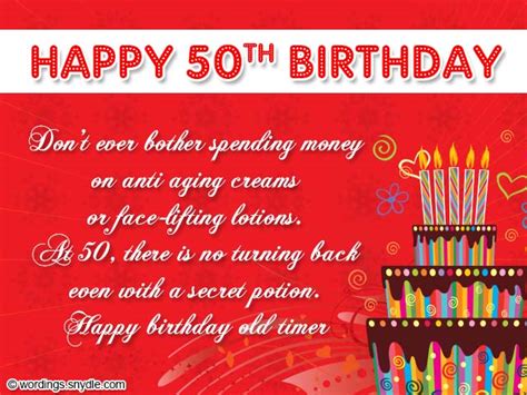 50th Birthday Message To Husband Lovely Happy 50th Birthday Messages