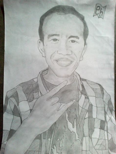 Kumpulan Contoh Gambar Sketsa Jokowi Informasi Masa Kini