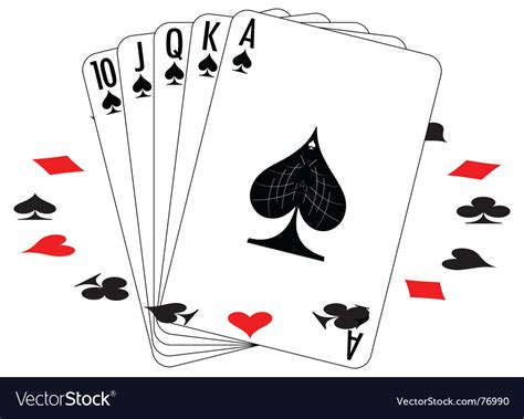 Playing Cards Royalty Free Vector Image Vectorstock