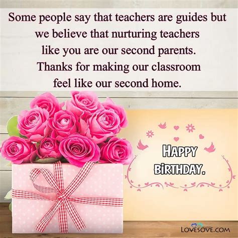Happy Birthday Wishes For Teacher Birthday Messages For A Great Teacher