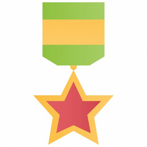 Honor Medal Red Silver Star Icon Download On Iconfinder