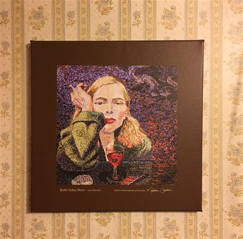 Joni Mitchell Both Sides Now Album Cover Print Of Hand Etsy