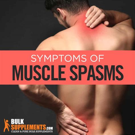Muscle Spasms Symptoms Causes Treatment