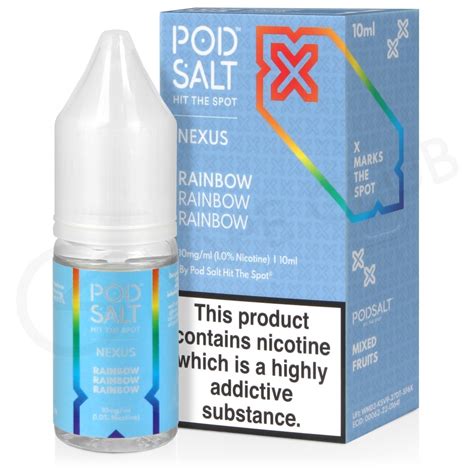 Rainbow Nic Salt E Liquid By Pod Salt Nexus