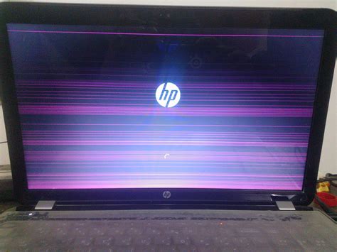 Screen Gone Crazy Pink Lines Flickering Hp Support Community 4875085