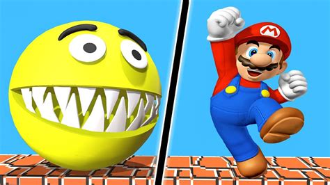 Pacman Vs Super Mario Youtube