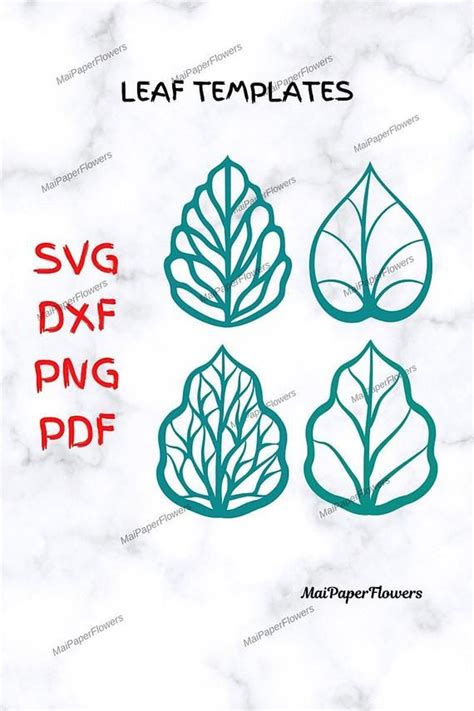 Leaf Templates For Photoshopped With The Text Svg Dxf Png