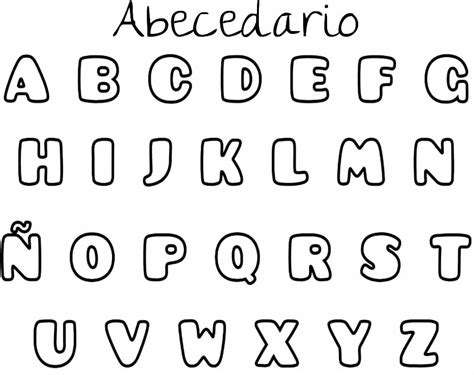 Cuero Antiguo Chupar Letras Del Abecedario Para Colorear Regreso