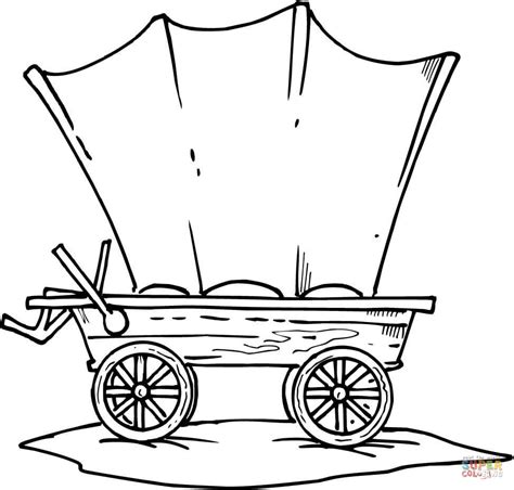 Conestoga Wagon Drawing At Getdrawings Free Download