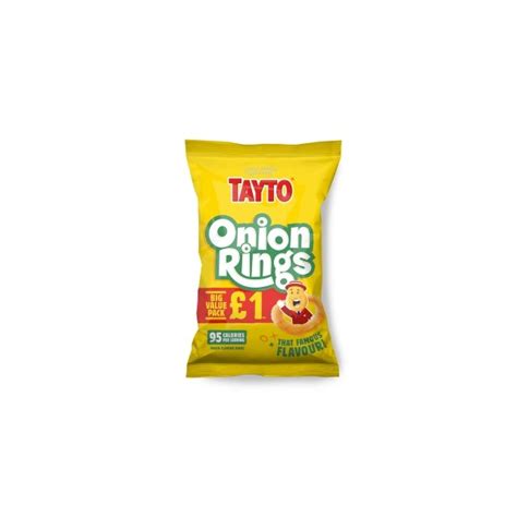 Tayto Onion Rings 40g £1 16 Pack