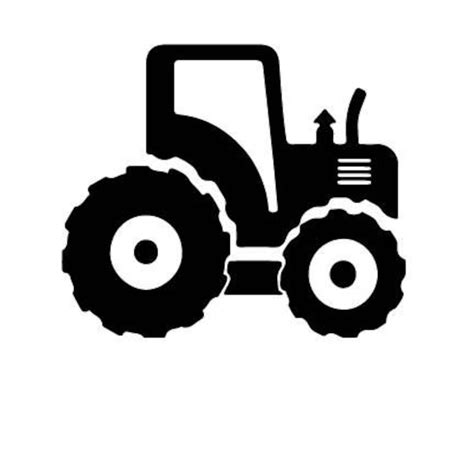 Tractor Logo Outline Svg Digital Download Cuttable Files Etsy
