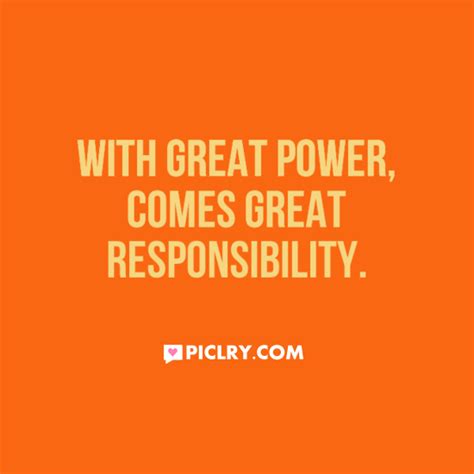How amazing god is that he doesn't just. With great power, comes great responsibility - PicLry