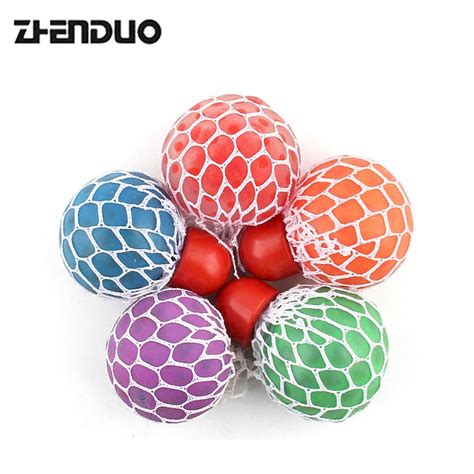 Buy Zhenduo Stress Relief Toy Squishy Mesh Ball Grape