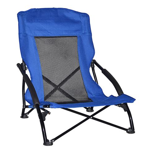 Redcamp low beach chairs folding lightweight with low/high back and headrest, po. Beach Chair Low Sling Folding Lounger Cooler Chair Mesh ...