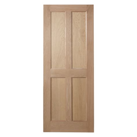 Oak 4 Panel Shaker Style Custom Size Doors The Heritage Collection