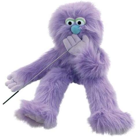 Purple Monster Puppet 30 A2z Science And Learning Toy Store