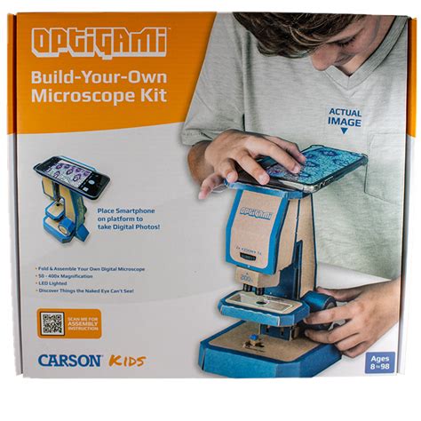 Amos Advantage Optigami Build Your Own Cardboard Microscope Kit