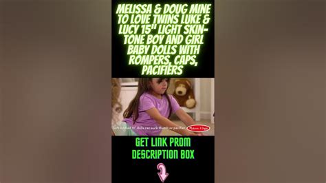 Melissa And Doug Mine To Love Twins Luke And Lucy 15” Light Skin Tone Boy
