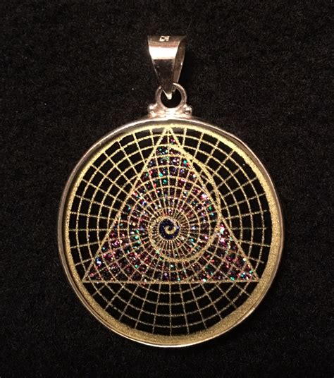 Golden Mean Spiral Sacred Geometry Pendant On Storenvy