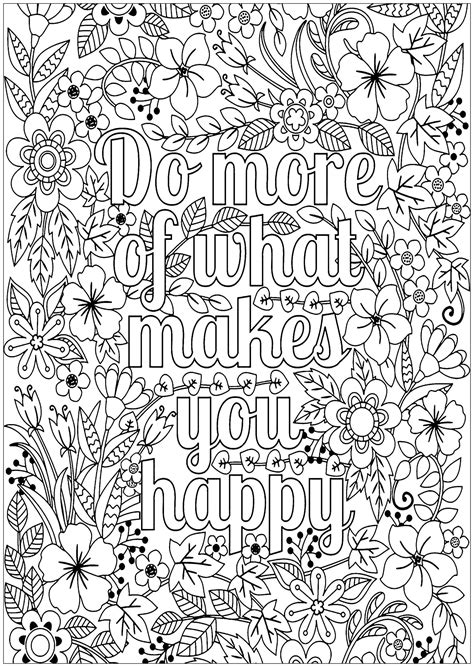Mandala coloring pages coloring pages doodle coloring. Do more of what makes you happy - Positive & inspiring ...