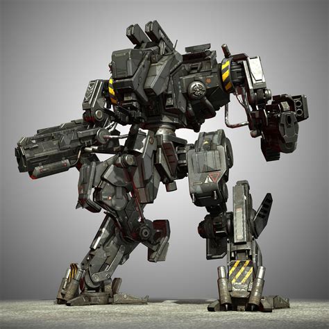 D Robot Battle Robots Mech Concept Art