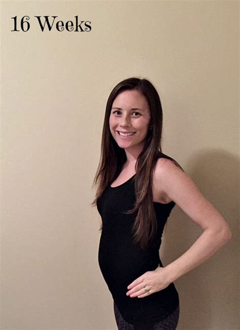 16 Weeks Second Pregnancy Caitlin Houston