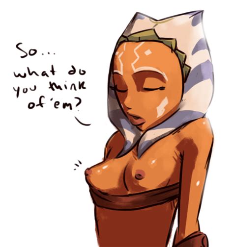 Rule 34 Ahsoka Tano Alien Breasts Clone Wars Female Nipples Star Wars