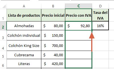 Cómo sacar o calcular el IVA en Excel Fácil y rápido