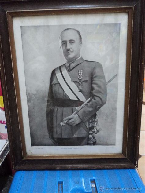 Francisco Franco Retrato Oficial Foto Jalón Vendido En Subasta