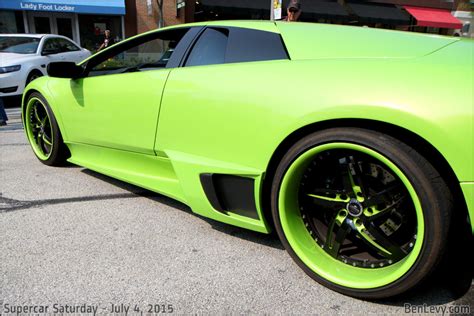 Lime Green Lamborghini Murcielago