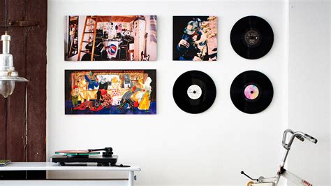 How To Hang Vinyl Records On Wall