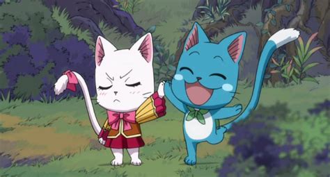 Happy And Carla Fairy Tail Cute Anime Cat Fairy Tail Happy Fairy