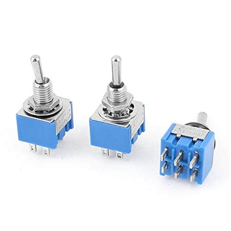 Buy Buyme Uxcell 3 Pcs Ac 125v 3a 6 Pin Dpdt Onon 2 Position Mini